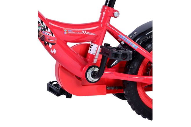 Disney Cars Children's Bicycle - Boys - 10 inch - Red - Fixed Gear