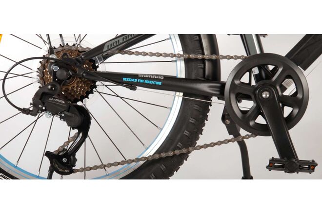 Volare Rocky børnecykel - 20 tommer - Blå Sort - 85% samlet - 6 gear - Prime Collection