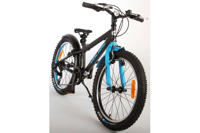 Volare Rocky børnecykel - 20 tommer - Blå Sort - 85% samlet - 6 gear - Prime Collection