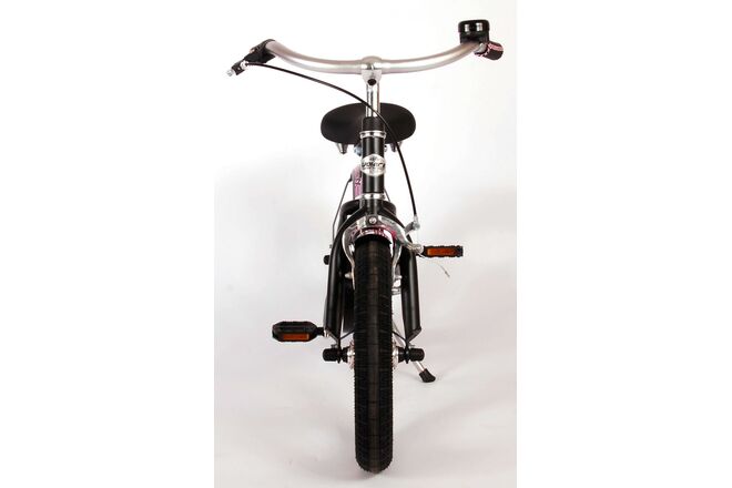 Volare Miracle Cruiser children's bike - Girls- 14 inch - Matt Black - Prime Collection
