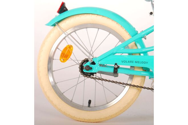 Volare Melody Kinderfiets - Meisjes - 16 inch - Turquoise - Prime Collection