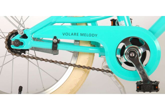 Volare Melody Kinderfiets - Meisjes - 16 inch - Turquoise - Prime Collection