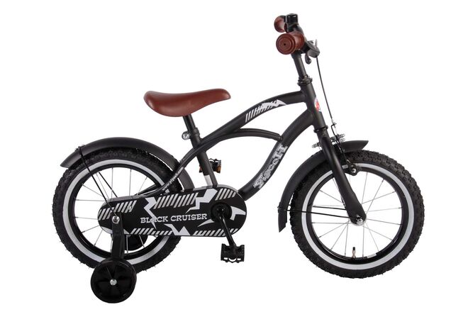 Yipeeh Black Cruiser 14 inch jongensfiets