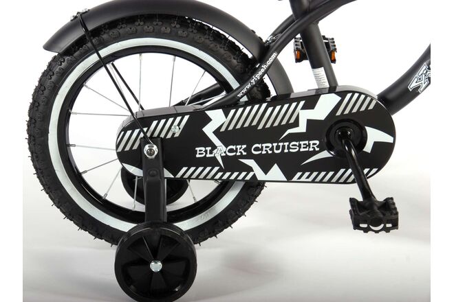 Yipeeh Black Cruiser 14 inch jongensfiets