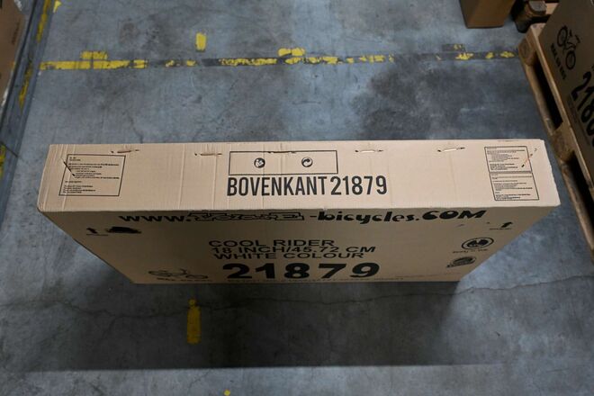 Volare Cool Rider Kinderfiets - Jongens - 18 inch - Wit - 95% afgemonteerd - Prime Collection