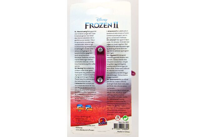 Disney Frozen 2 Fietsbel - Meisjes - Licht Blauw Paars