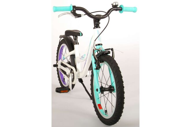 Volare Glamour Kinderfiets - Meisjes - 16 inch - Parelmoer Mint Groen - Prime Collection