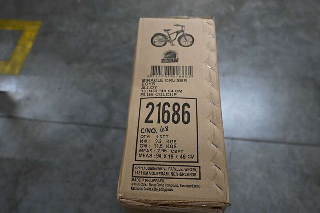 Volare Miracle Cruiser børnecykel - drenge - 16 tommer - mat blå - Prime Collection