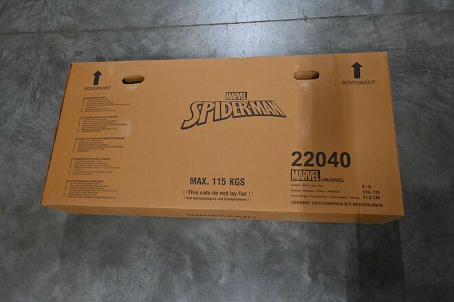 Spider-Man - Kinderfiets - Jongens - 20 inch - Mat Zwart