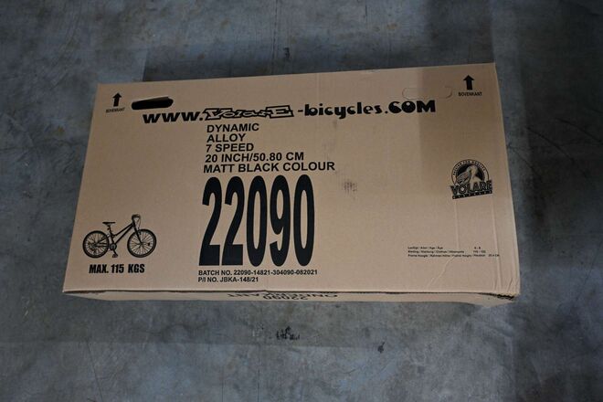 Volare Dynamic Children's Bicycle - Boys - 20 inch - Matt Black - 7 Gears - Prime Collection