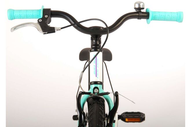 Volare Glamour Kinderfiets - Meisjes - 18 inch - Parelmoer Mint Groen - Prime Collection