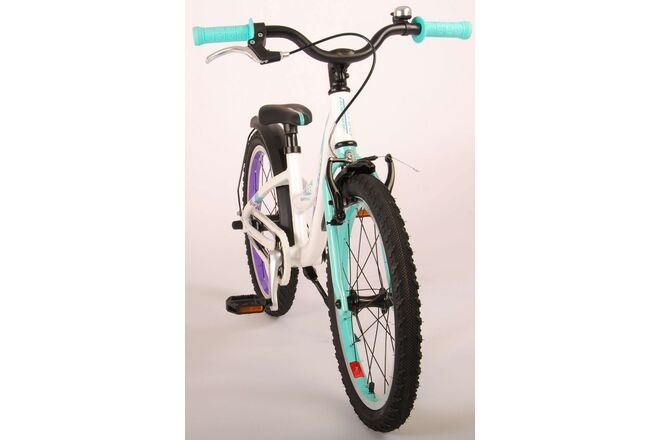 Volare Glamour Kinderfiets - Meisjes - 18 inch - Parelmoer Mint Groen - Prime Collection
