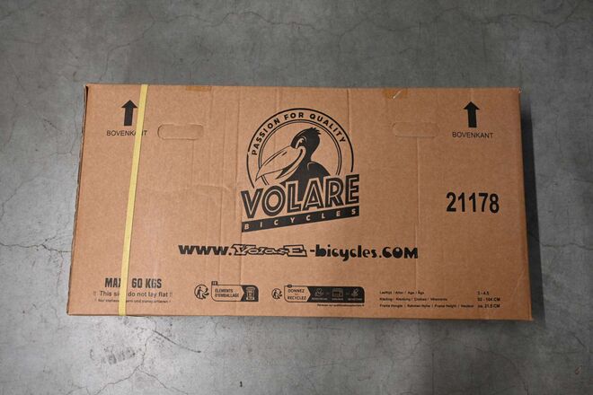 Volare Thombike Kinderfahrrad – Jungen – 12 Zoll – Schwarz Orange