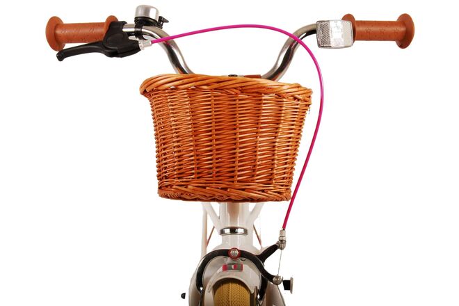 Volare Excellent Kinderfahrrad – Mädchen – 14 Zoll – Weiß