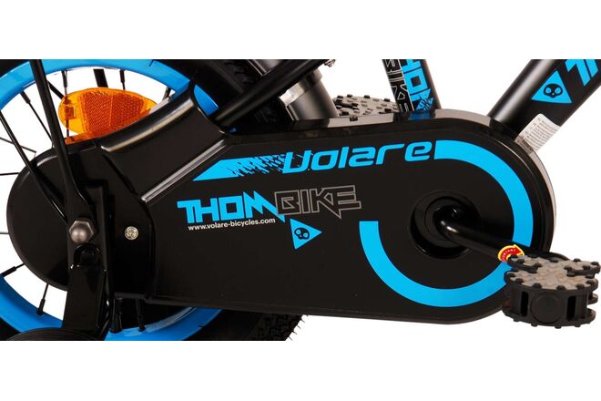 Volare Thombike Kinderfiets - Jongens - 12 inch - Zwart Blauw