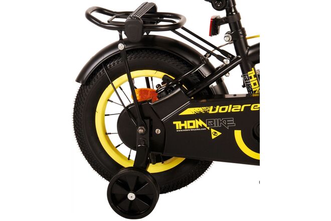 Volare Thombike Kinderfahrrad – Jungen – 12 Zoll – Schwarz Gelb