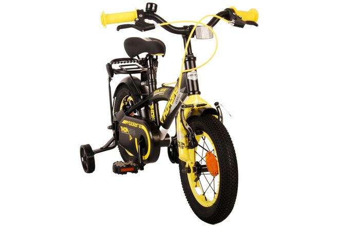 Volare Thombike Kinderfahrrad – Jungen – 12 Zoll – Schwarz Gelb