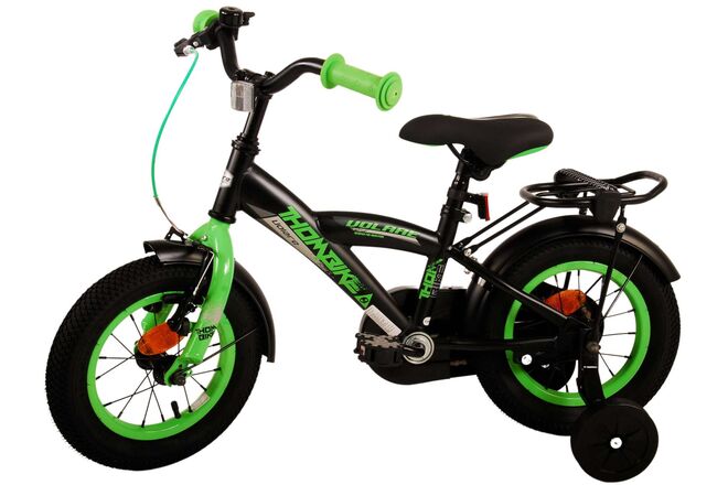 Volare Thombike Kinderfahrrad – Jungen – 12 Zoll – Schwarz Grün