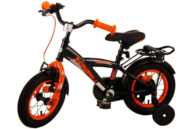 Volare Thombike Kinderfahrrad – Jungen – 12 Zoll – Schwarz Orange