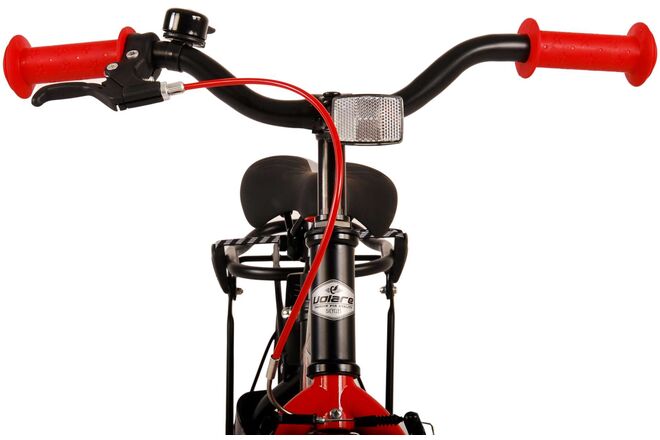 Volare Thombike Kinderfahrrad – Jungen – 12 Zoll – Schwarz Rot