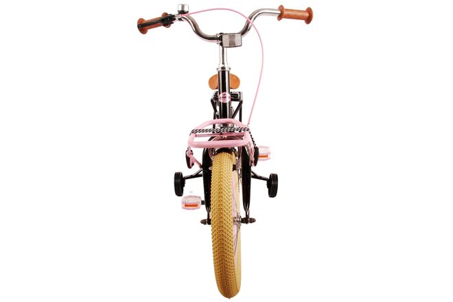 Volare Excellent Kinderfiets - Meisjes - 16 inch - Zwart - 95% afgemonteerd