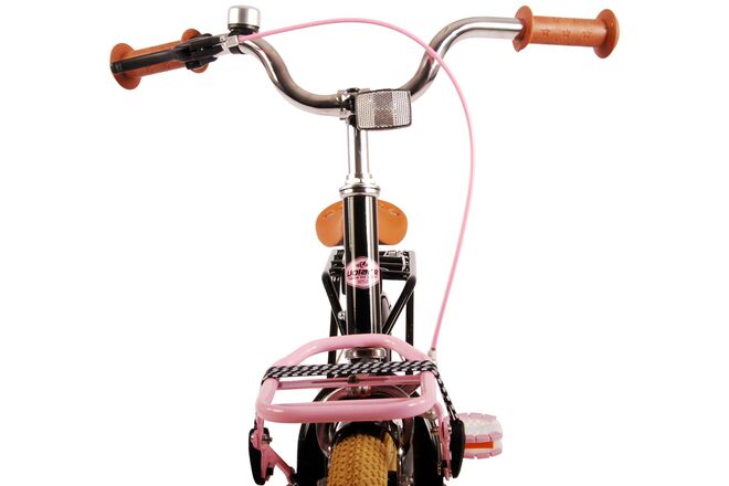 Volare Excellent Kinderfiets - Meisjes - 16 inch - Zwart - 95% afgemonteerd