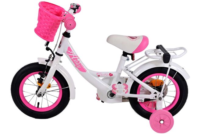Volare Ashley Kinderfahrrad – Mädchen – 12 Zoll – Weiß