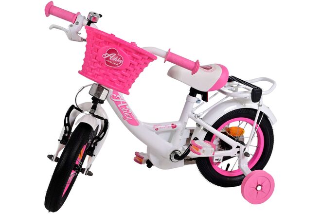 Volare Ashley Kinderfahrrad – Mädchen – 12 Zoll – Weiß
