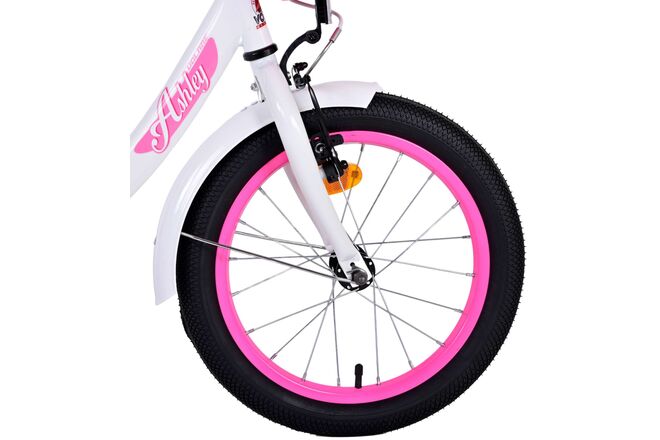 Volare Ashley Kinderfahrrad – Mädchen – 16 Zoll – Weiß