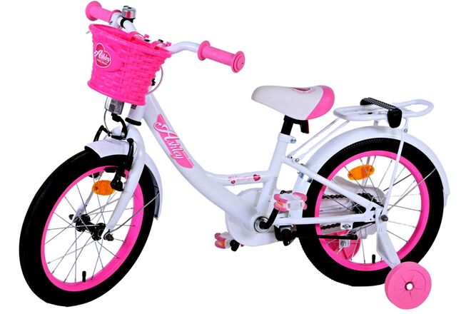 Volare Ashley Kinderfahrrad – Mädchen – 16 Zoll – Weiß