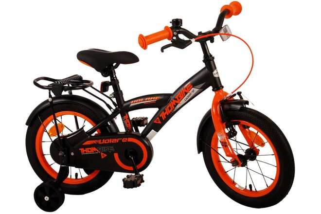 Volare Thombike Kinderfiets - Jongens - 14 inch - Zwart Oranje