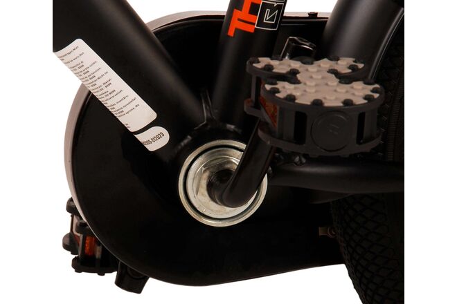 Volare Thombike Kinderfiets - Jongens - 14 inch - Zwart Oranje