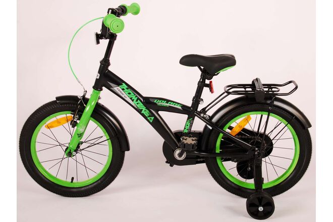 Volare Thombike Kinderfahrrad – Jungen – 16 Zoll – Schwarz Grün