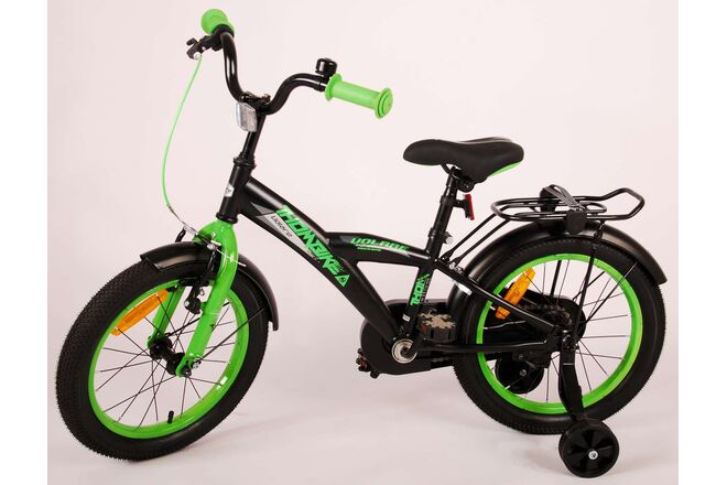 Volare Thombike Kinderfahrrad – Jungen – 16 Zoll – Schwarz Grün