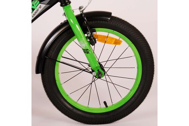 Volare Thombike Kinderfahrrad – Jungen – 16 Zoll – Schwarz Grün