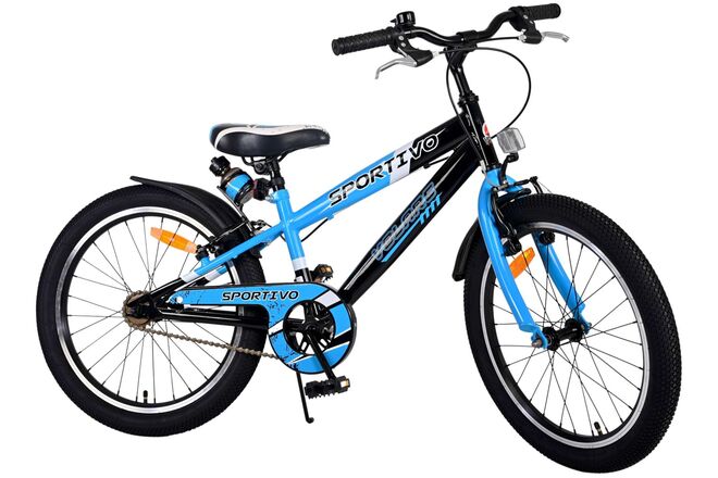 Volare Sportivo Kinderfahrrad – Jungen – 20 Zoll – Blau – Zwei Handbremsen