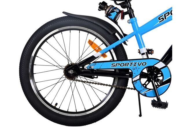 Volare Sportivo Kinderfahrrad – Jungen – 20 Zoll – Blau