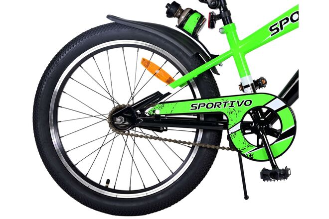 Volare Sportivo Kinderfahrrad – Jungen – 20 Zoll – Grün