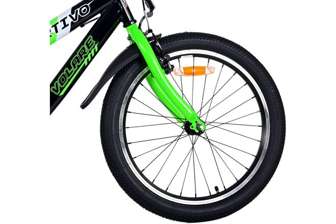 Volare Sportivo Kinderfahrrad – Jungen – 20 Zoll – Grün – Zwei Handbremsen