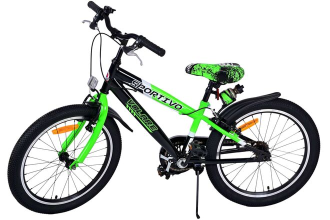 Volare Sportivo Kinderfahrrad – Jungen – 20 Zoll – Grün – Zwei Handbremsen
