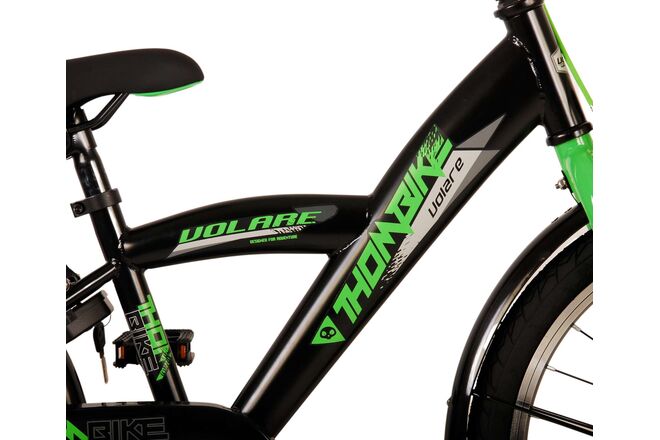 Volare Thombike Kinderfahrrad – Jungen – 20 Zoll – Schwarz Grün
