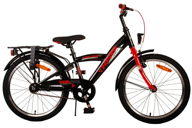 Volare Thombike Kinderfahrrad – Jungen – 20 Zoll – Schwarz Rot