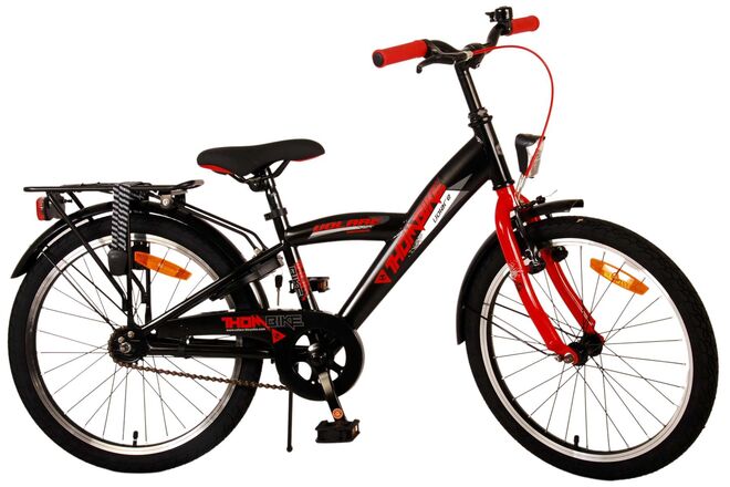 Volare Thombike Kinderfahrrad – Jungen – 20 Zoll – Schwarz Rot