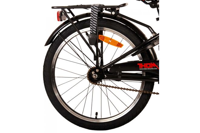 Volare Thombike Kinderfahrrad – Jungen – 20 Zoll – Schwarz Rot