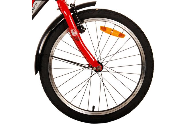Volare Thombike Kinderfahrrad – Jungen – 20 Zoll – Schwarz Rot