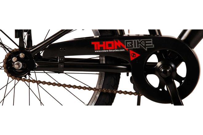 Volare Thombike Kinderfahrrad – Jungen – 20 Zoll – Schwarz Rot
