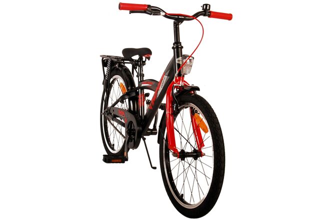 Volare Thombike Kinderfahrrad – Jungen – 20 Zoll – Schwarz Rot