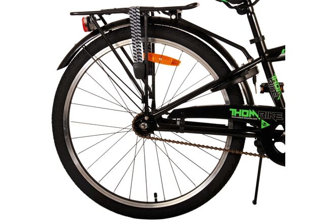 Volare Thombike Kinderfahrrad – Jungen – 24 Zoll – Schwarz Grün