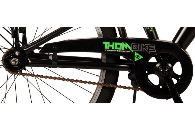 Volare Thombike Kinderfahrrad – Jungen – 24 Zoll – Schwarz Grün