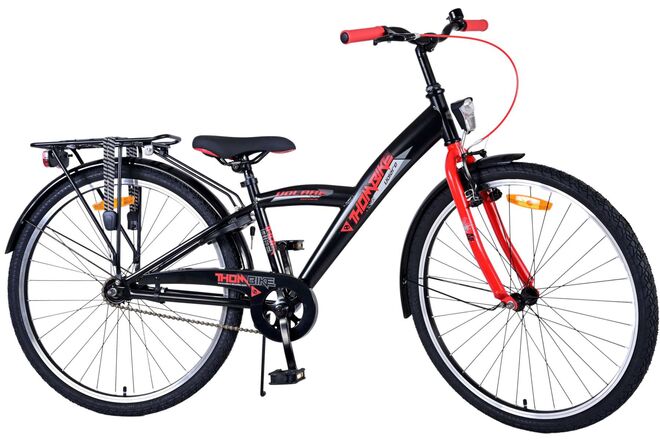 Volare Thombike Kinderfahrrad – Jungen – 26 Zoll – Schwarz Rot